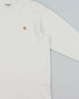 Vintage Carhartt Embroidered Logo Long Sleeve Crewneck T-Shirt - M