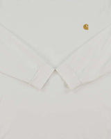 Vintage Carhartt Embroidered Logo Long Sleeve Crewneck T-Shirt - M