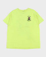 Vintage 1990s Cadillac Single Stitch Bob Boor Productions Volt Green Crewneck T-Shirt - XL