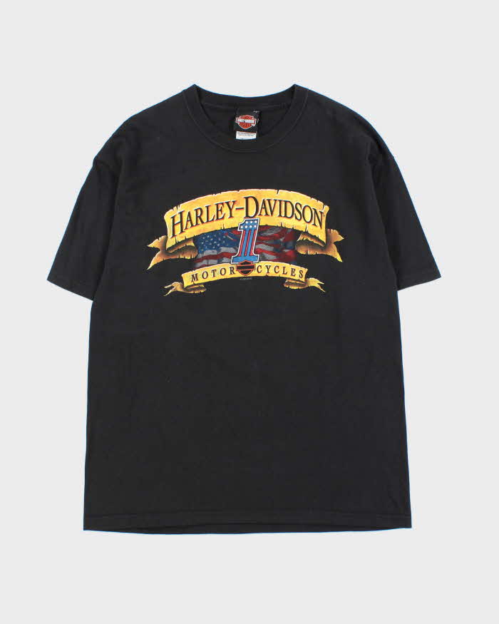 Vintage Harley Davidson #1 Eugene Oregon Crewneck T-Shirt - L
