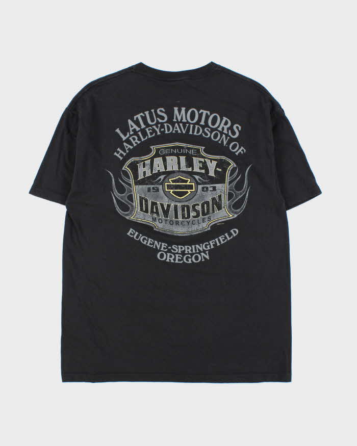 Vintage Harley Davidson #1 Eugene Oregon Crewneck T-Shirt - L
