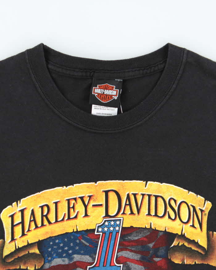 Vintage Harley Davidson #1 Eugene Oregon Crewneck T-Shirt - L