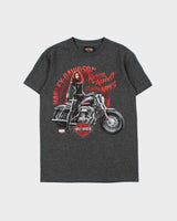 Vintage Harley Davidson x Marvel Edmonton Alberta Crewneck T-Shirt - S
