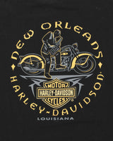Vintage Harley Davidson New Orleans Louisiana Crewneck T-Shirt - XL