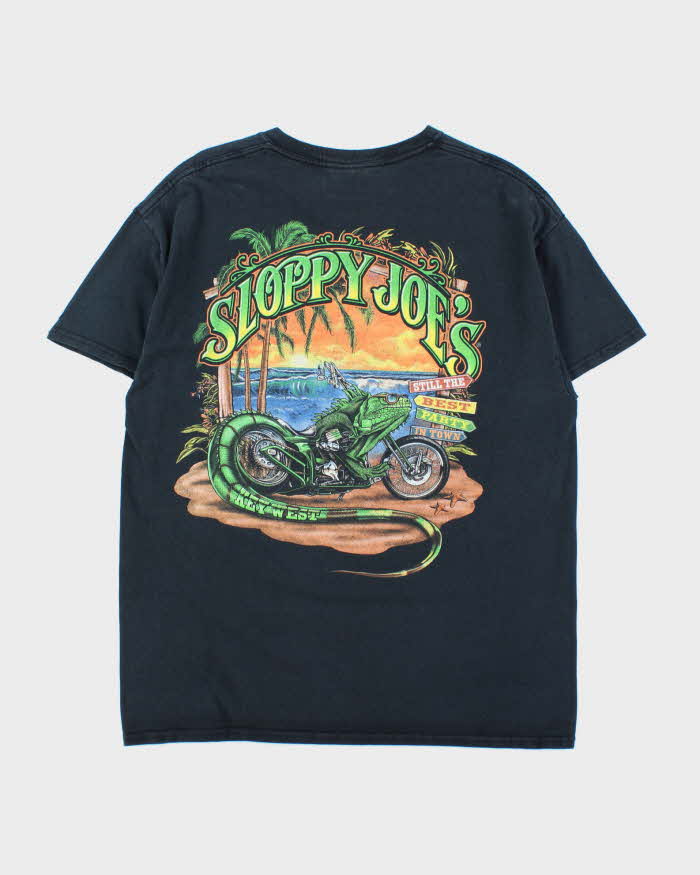 Vintage Y2K 00s Sloppy Joe's Key West Gildan Ultra Crewneck T-Shirt - L