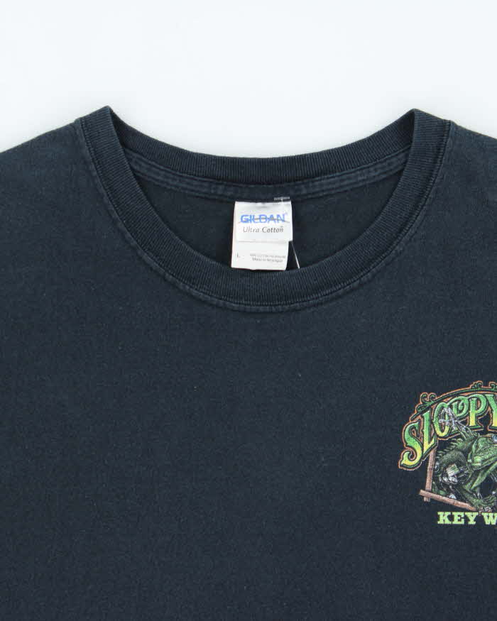 Vintage Y2K 00s Sloppy Joe's Key West Gildan Ultra Crewneck T-Shirt - L