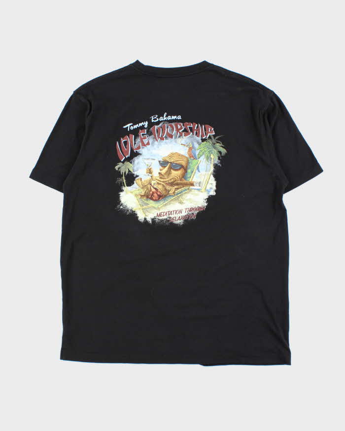 Vintage Tommy Bahama Idle Worship Graphic Crewneck T-Shirt - M