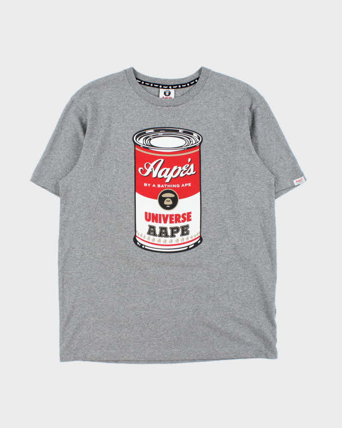 Aape By ' A Bathing Ape Andy Warhol Campbells Soup Crewneck T-Shirt - L