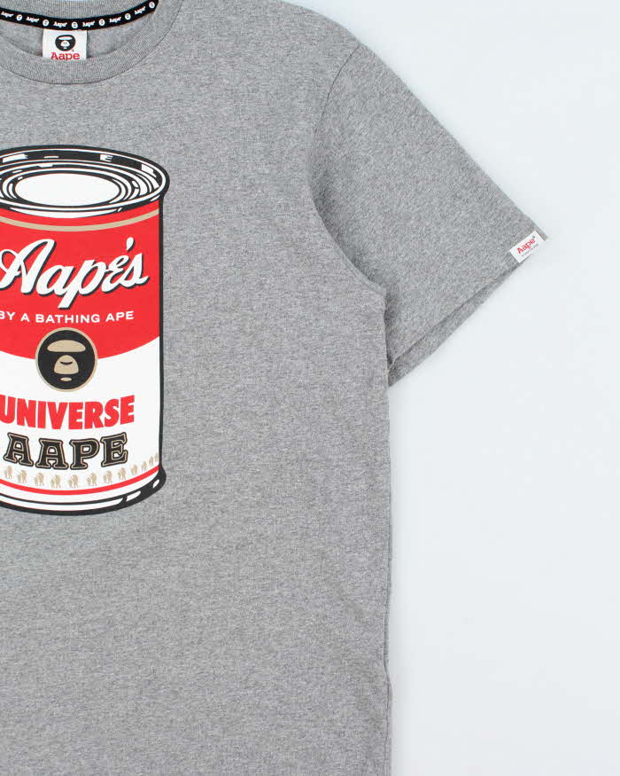 Aape By ' A Bathing Ape Andy Warhol Campbells Soup Crewneck T-Shirt - L