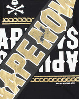 Vintage Aape By A Bathing Aape Gold 'Aape Now' Graphic Crewneck T-Shirt - M