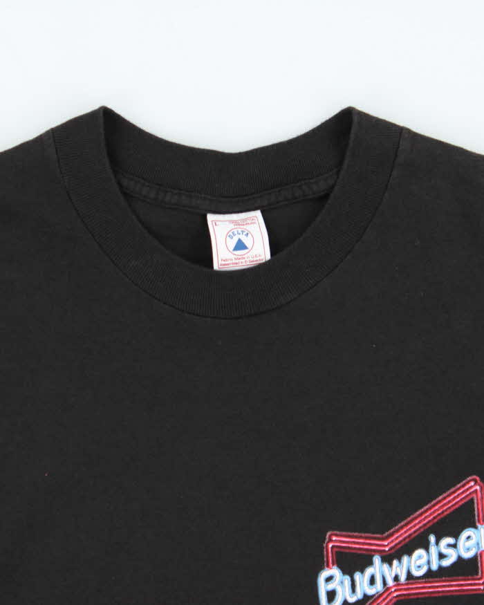 Vintage 1997 Delta Preshrunk Budweiser Chameleon Crewneck T-Shirt - L