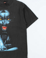 Vintage 1990s Rock Eagle Panther Single Stitch Crewneck T-Shirt - L
