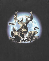 Vintage 1990s Rock Eagle Panther Single Stitch Crewneck T-Shirt - L