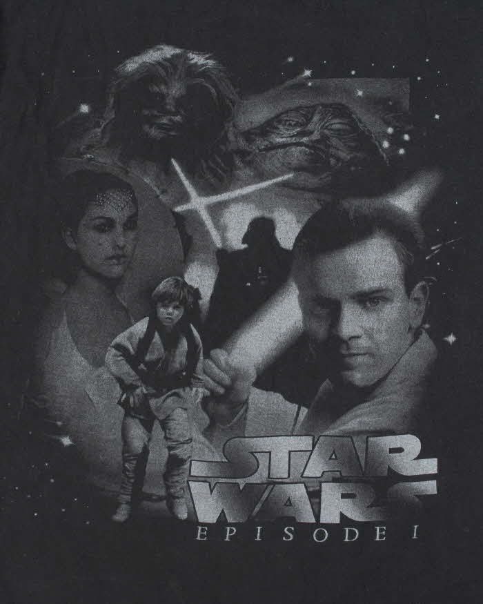 Vintage 00s Star Wars Episode 1 Single Stitch 'Red Rock' Crewneck T-Shirt - M