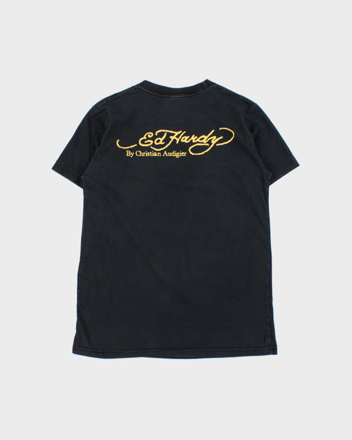 Vintage Y2K 00s Ed Hardy Tiger Crewneck T-Shirt - M