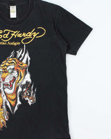 Vintage Y2K 00s Ed Hardy Tiger Crewneck T-Shirt - M