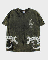 Vintage 1990s Dolfy Acid Wash Mexico Crewneck T-Shirt - L