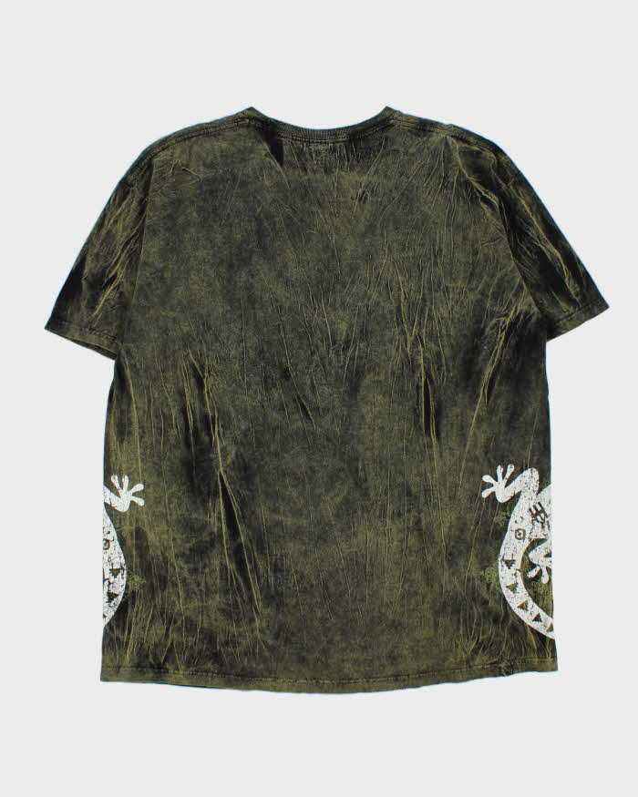 Vintage 1990s Dolfy Acid Wash Mexico Crewneck T-Shirt - L