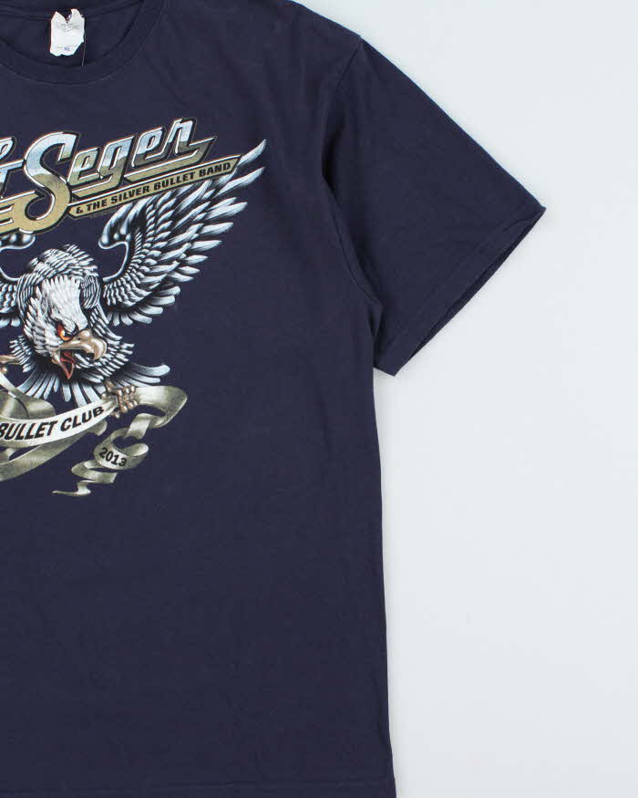 Vintage Anvil Bob Seger Bullet Club Crewneck T-Shirt - XL
