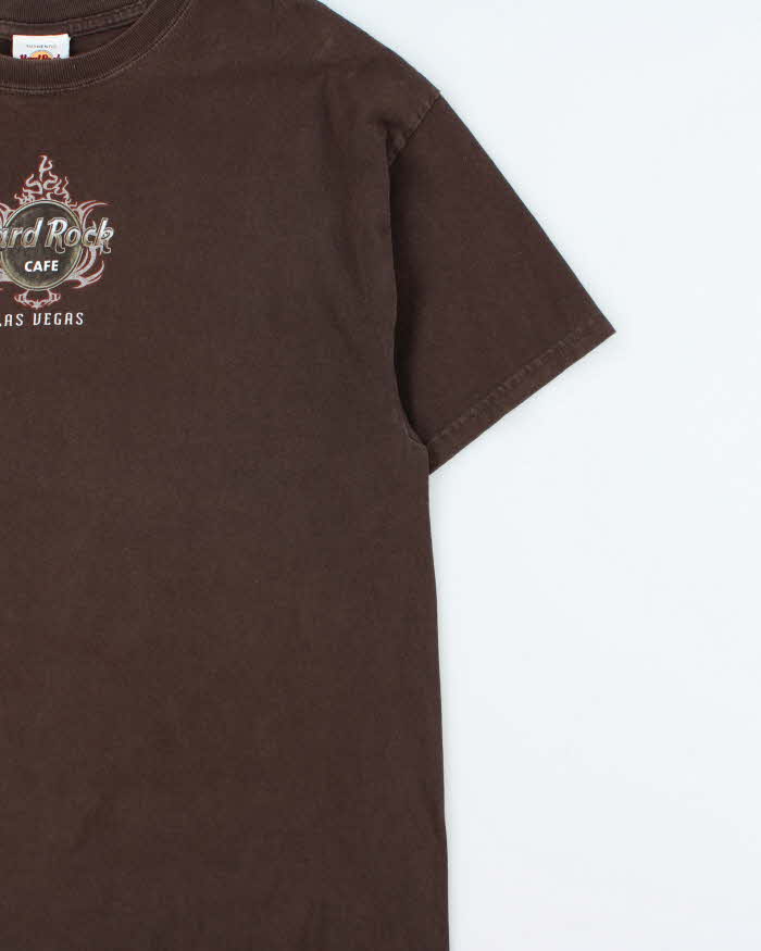 Vintage Y2K 00s Hard Rock Cafe Las Vegas Crewneck T-Shirt - XL