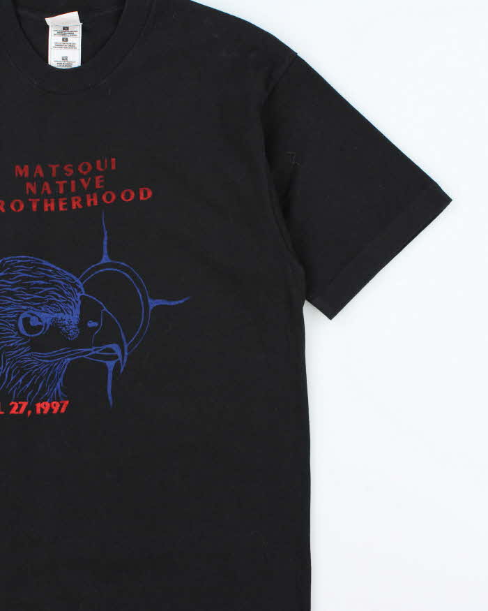 Vintage 1997 Matsqui Tribal Heavyweight Single Stitch Crewneck T-Shirt - L