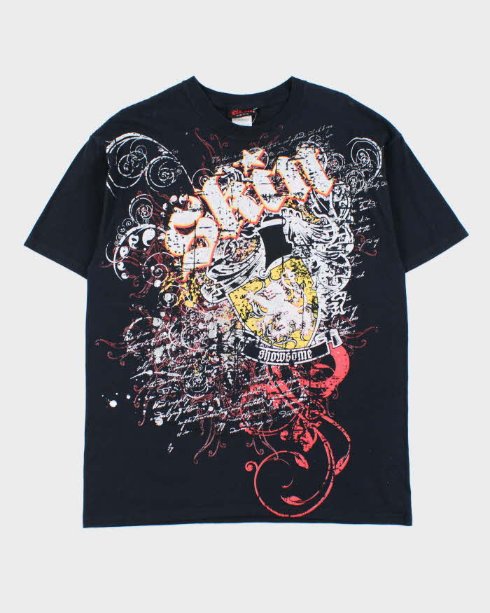 Vintage Y2K 00s Skin Industries Showsome Graphic Crewneck T-Shirt - L