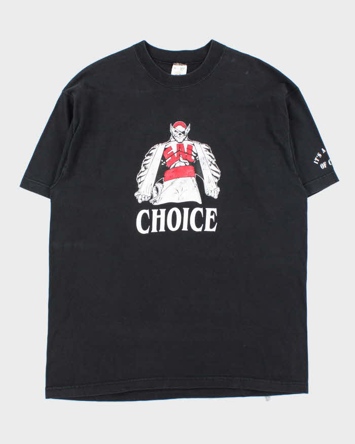 Vintage 1990s Choice Heavyweight Made In USA Lofteez Crewneck T-Shirt - XL
