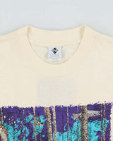 Vintage 1992 Columbia See The Forest Single Stitch Crewneck T-Shirt - L