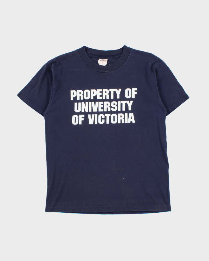 Vintage 1990s King T's University Of Victoria Single Stitch Crewneck T-Shirt - M