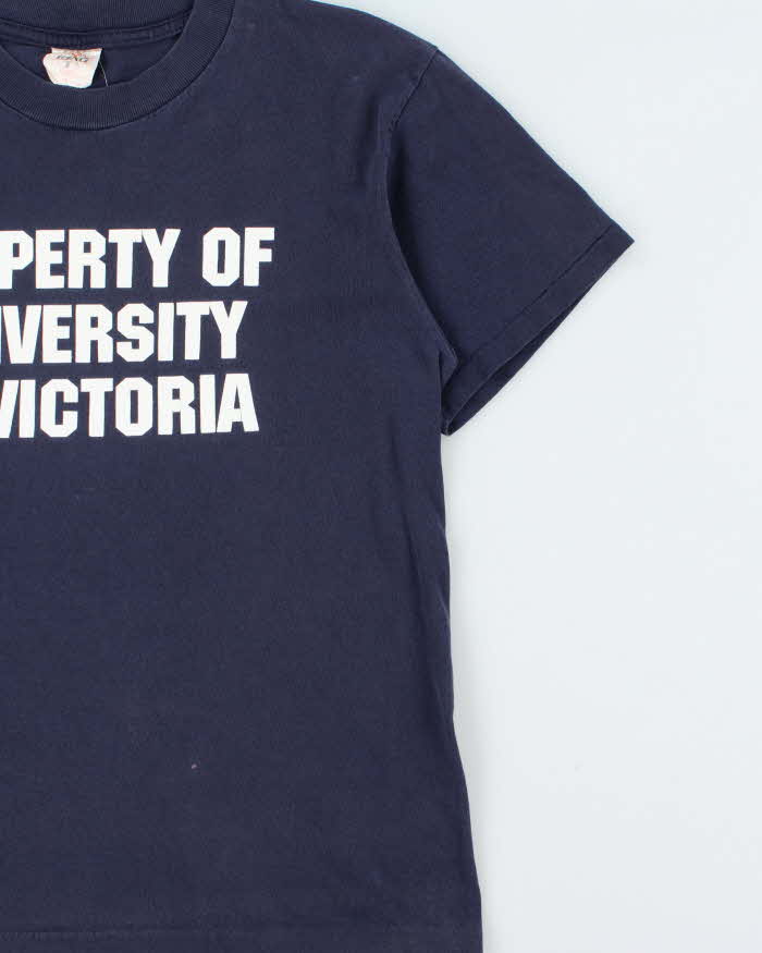Vintage 1990s King T's University Of Victoria Single Stitch Crewneck T-Shirt - M