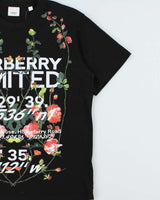 SS2021 Burberry Monlow Floral London Geographic Crewneck T-Shirt - M