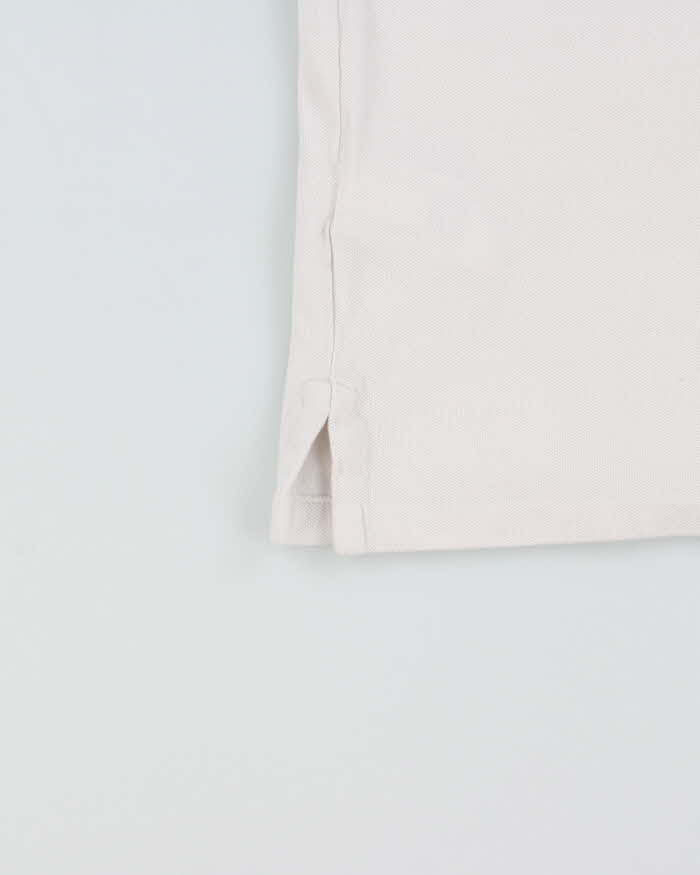 Vintage Polo Ralph Lauren Large Pony Tri-Colour Custom Slim Fit Short Sleeve Polo Shirt - L