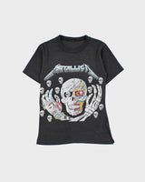 Vintage 1980s Metallica Robot Skeleton Single Stitch Crewneck T-Shirt - XS