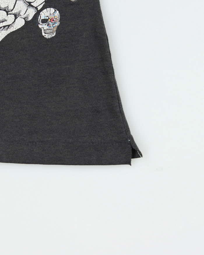 Vintage 1980s Metallica Robot Skeleton Single Stitch Crewneck T-Shirt - XS