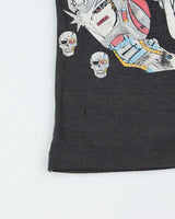 Vintage 1980s Metallica Robot Skeleton Single Stitch Crewneck T-Shirt - XS