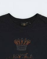 Vintage Y2K 00s Christian Audiger Made In USA Crewneck T-Shirt - S