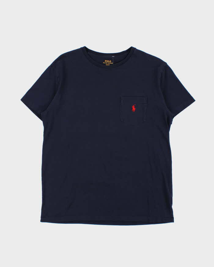 Vintage Polo Ralph Lauren Classic Crewneck Pocket T-Shirt - M