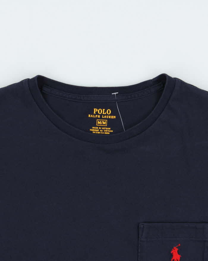 Vintage Polo Ralph Lauren Classic Crewneck Pocket T-Shirt - M