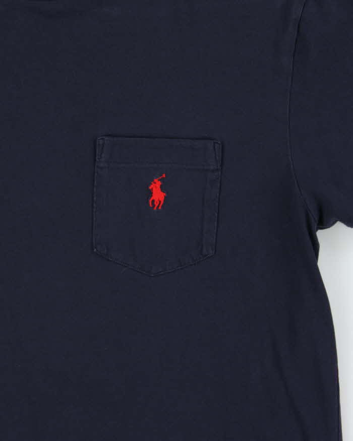 Vintage Polo Ralph Lauren Classic Crewneck Pocket T-Shirt - M