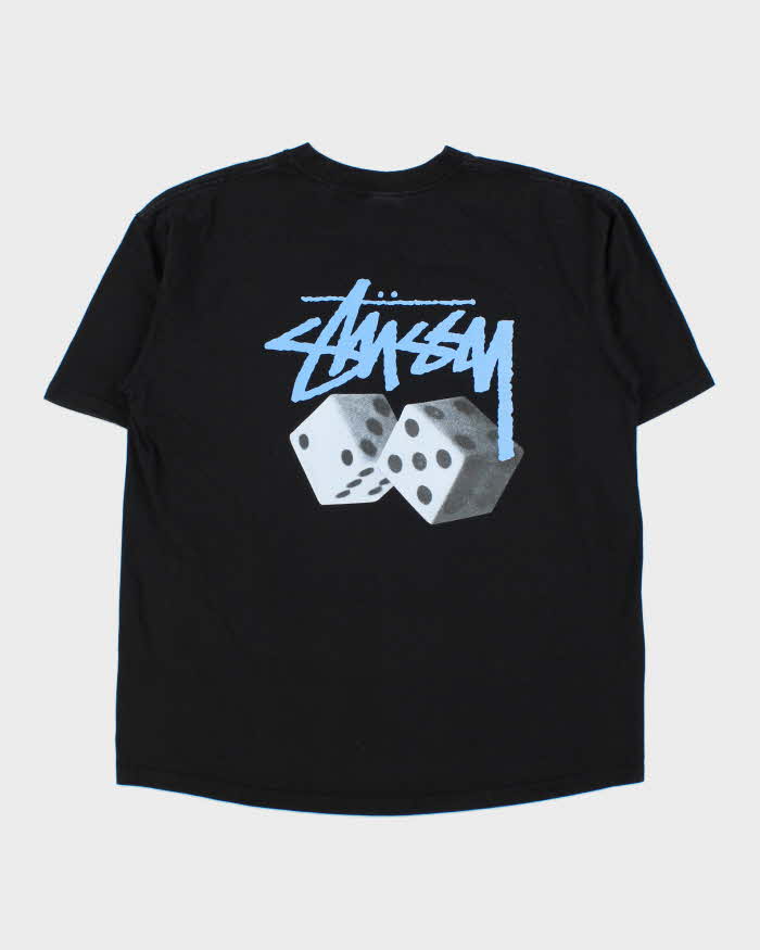Vintage Stussy Dice Heavyweight Crewneck T-Shirt - XL
