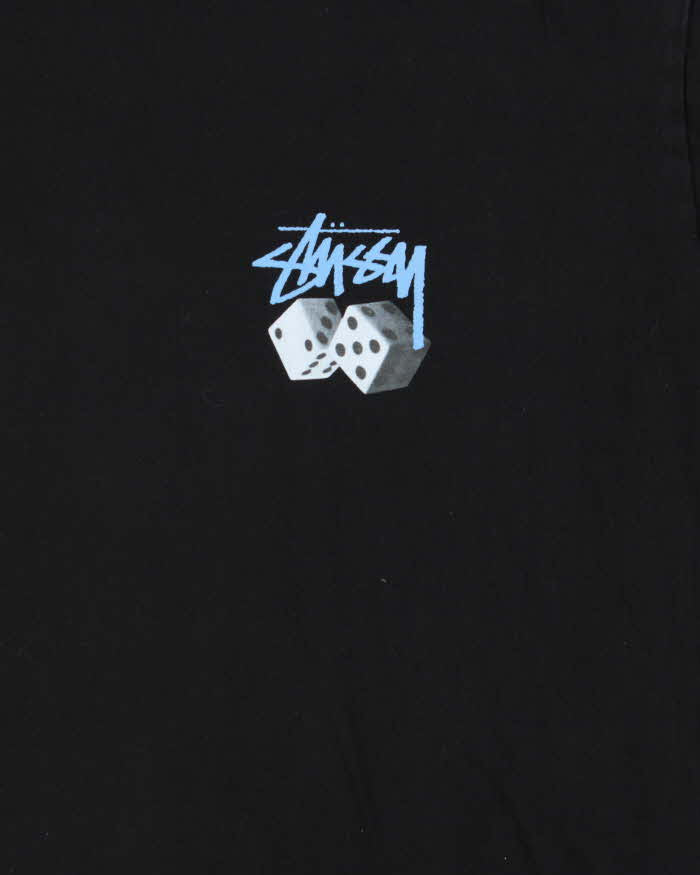 Vintage Stussy Dice Heavyweight Crewneck T-Shirt - XL