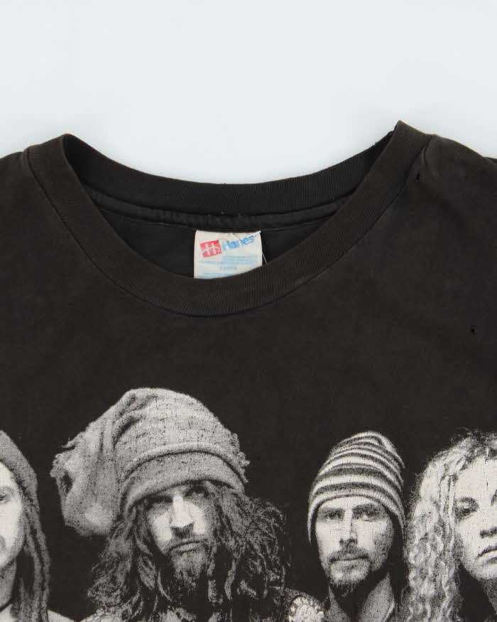 Vintage 1995 White Zombie Freakazoid Heaven Hanes Distressed Crewneck T-Shirt - XL