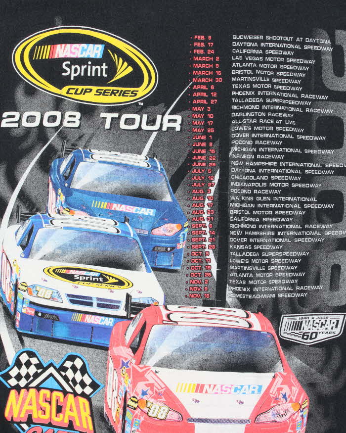 Vintage CFS Nascar Sprint Cup Series 2008 Tour Crewneck T-Shirt - M