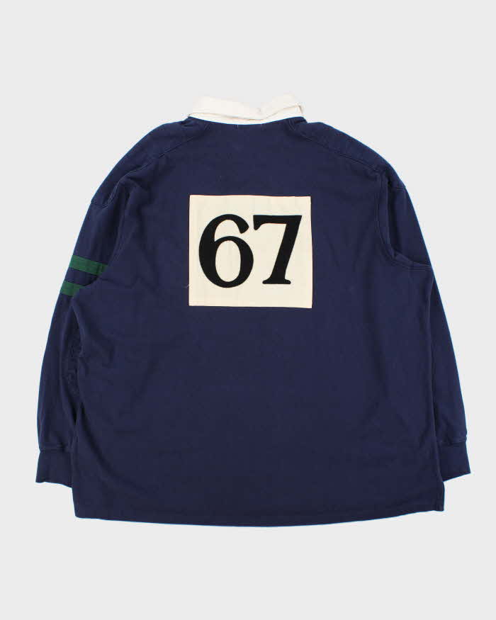 Vintage Polo Ralph Lauren 67 Long Sleeve Rugby Shirt - 4XL – Rokit