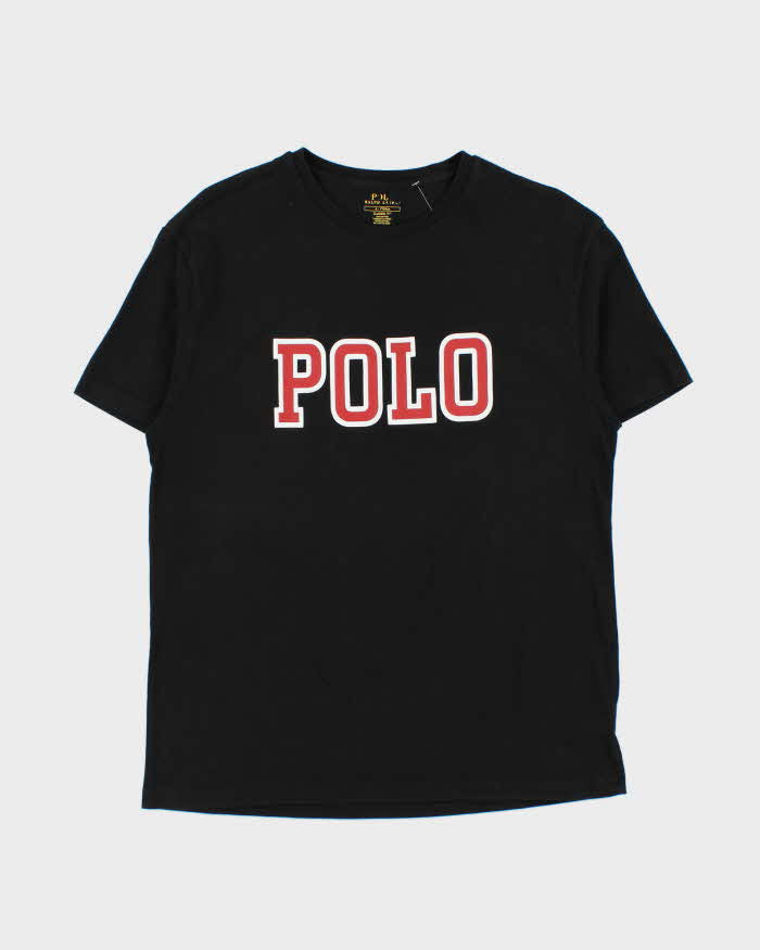 Vintage Polo Ralph Lauren Spell Out Crewneck T-Shirt - M