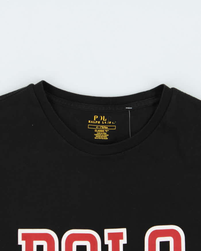 Vintage Polo Ralph Lauren Spell Out Crewneck T-Shirt - M