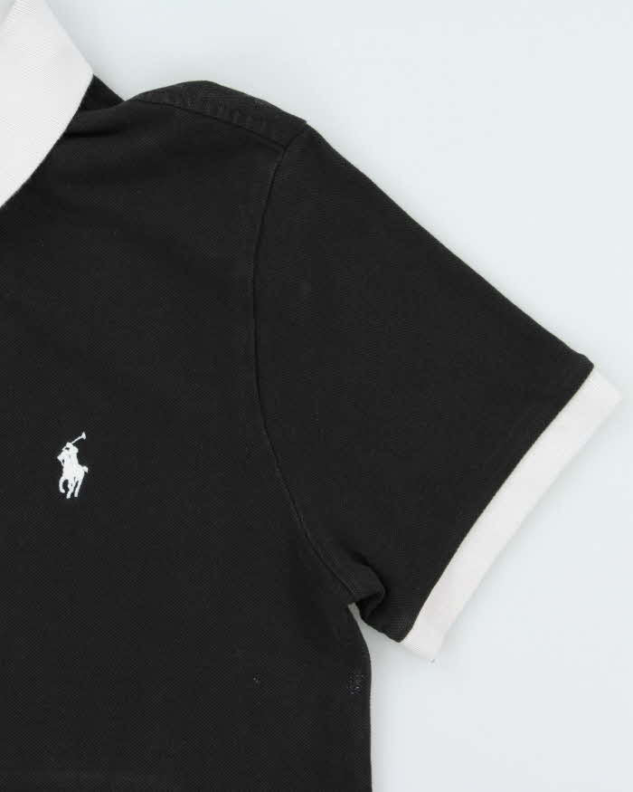 Vintage Polo Ralph Lauren Alpine World Cup Racing Custom Slim Fit Short Sleeve Polo Shirt - M