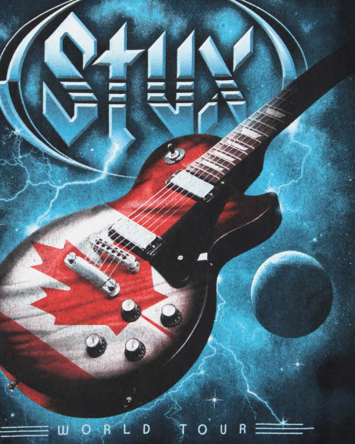 Vintage Styx Band World Tour Sleeveless Crewneck T-Shirt - XXL