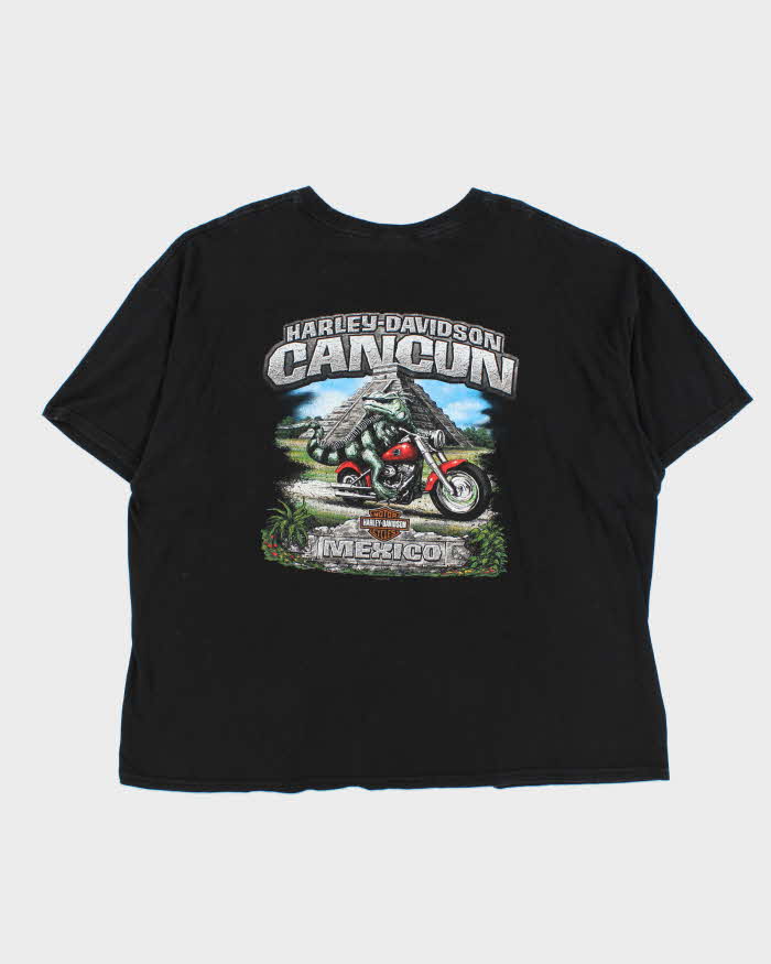 Vintage Harley Davidson Cancun Mexico Crewneck T-Shirt - XXXL