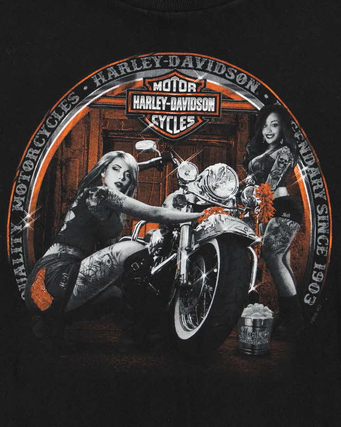 Vintage Harley Davidson Cancun Mexico Crewneck T-Shirt - XXXL